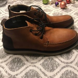 TOMS Chukka Boots, Genuine Leather, worn once